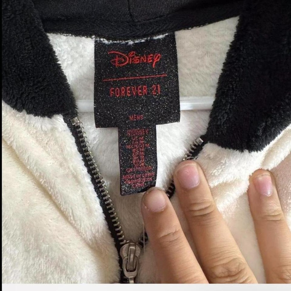 Disney Mickey‎ Mouse plush fleece one piece pajama Size Medium NWT - Picture 4 of 7